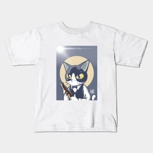 Waiter Cat Kids T-Shirt